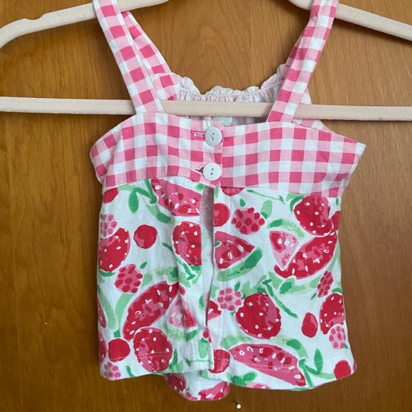 NWOT Big Fish by Sweet Potatoes Inc. strawberry and watermelon set - Picture 3 of 9